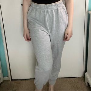 Grey sweatpants